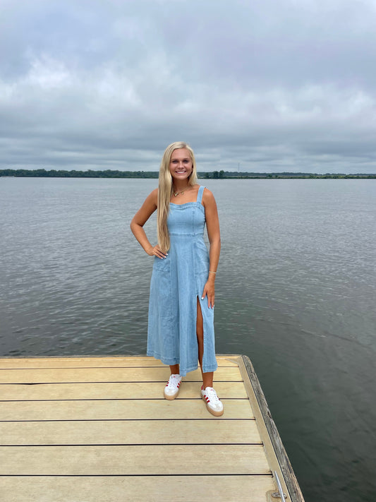 Denim Midi Dress