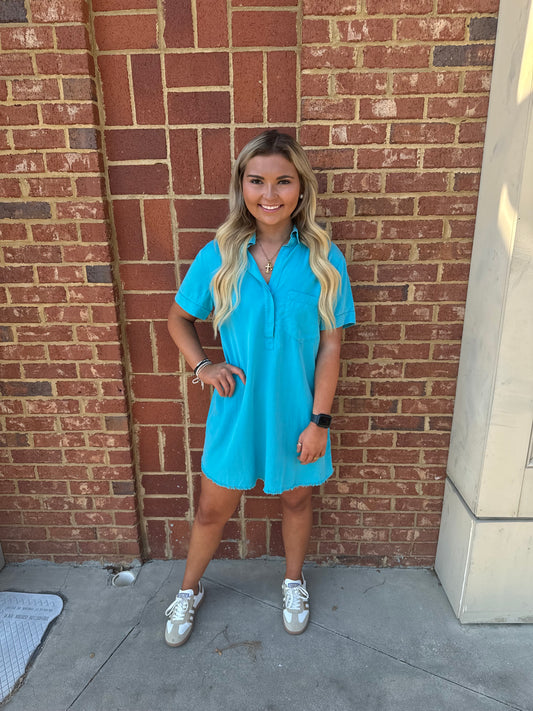 Denim Shirt Dress