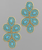 Beaded Chandelier Earrings