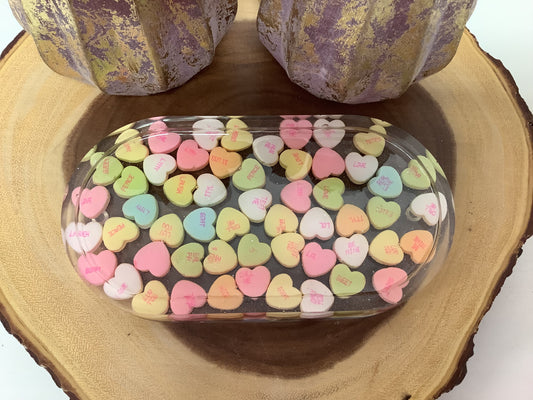 Candy Conversation Oval Tray