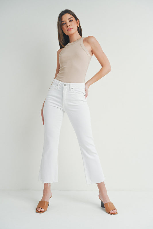 The Becca- High Rise Cropped Flare