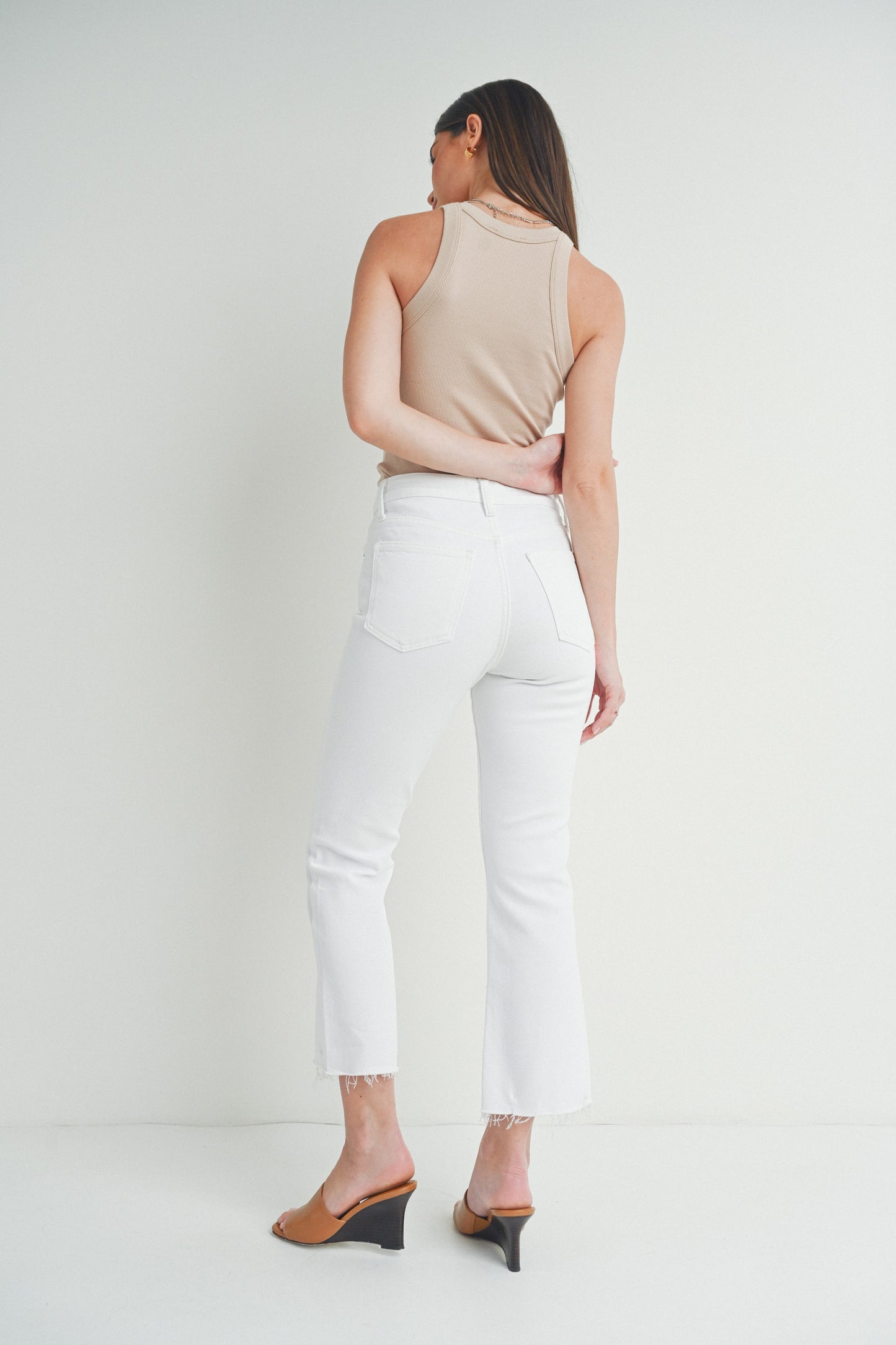 The Becca- High Rise Cropped Flare