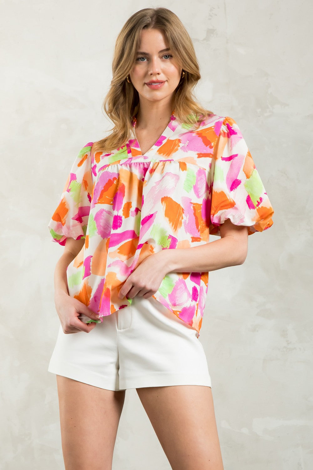 Jordan Abstract Blouse