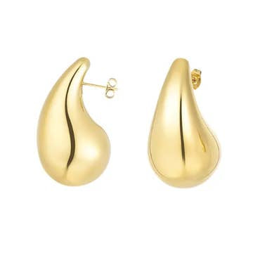 Teardrop Stud Earrings