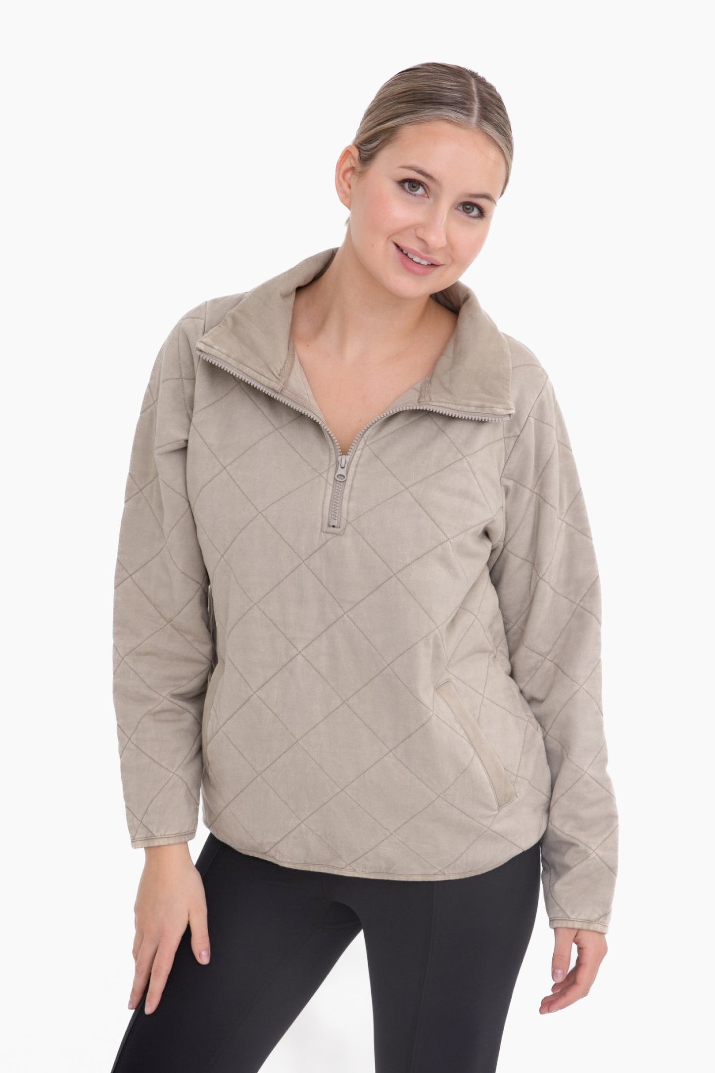 Quilted Pullover