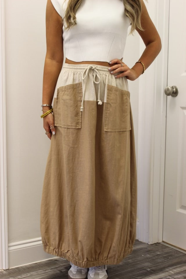 "Free Falling" Maxi Skirt