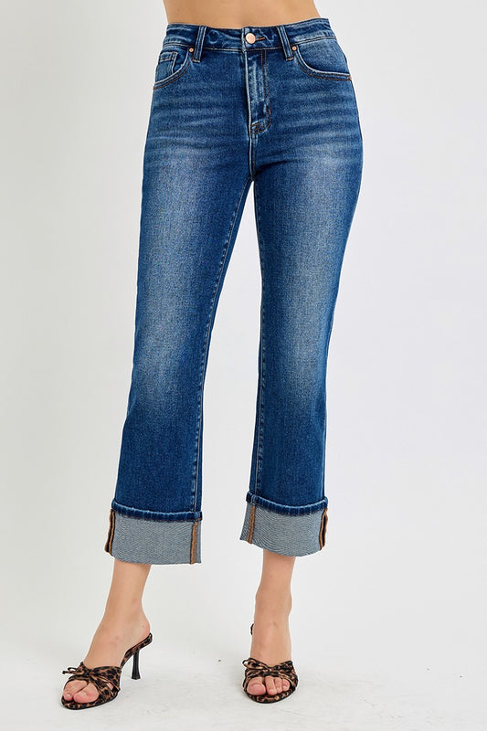 Risen Dark Rise Cuffed Jeans