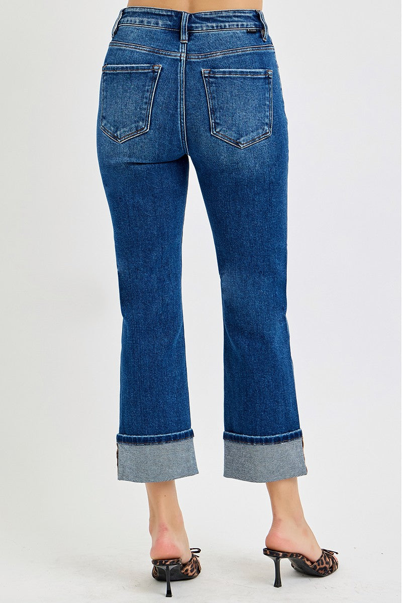 Risen Dark Rise Cuffed Jeans