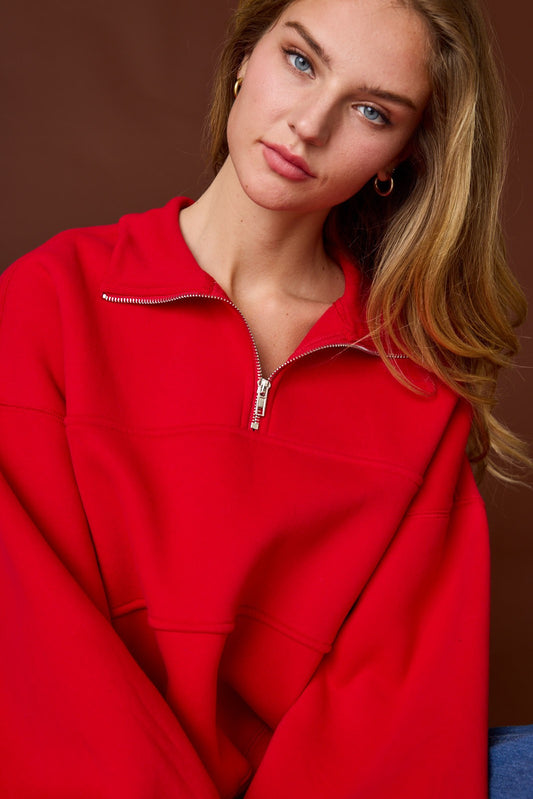 Valerie Half-Zip Sweatshirt