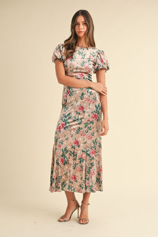 Make It Count Floral-Dress