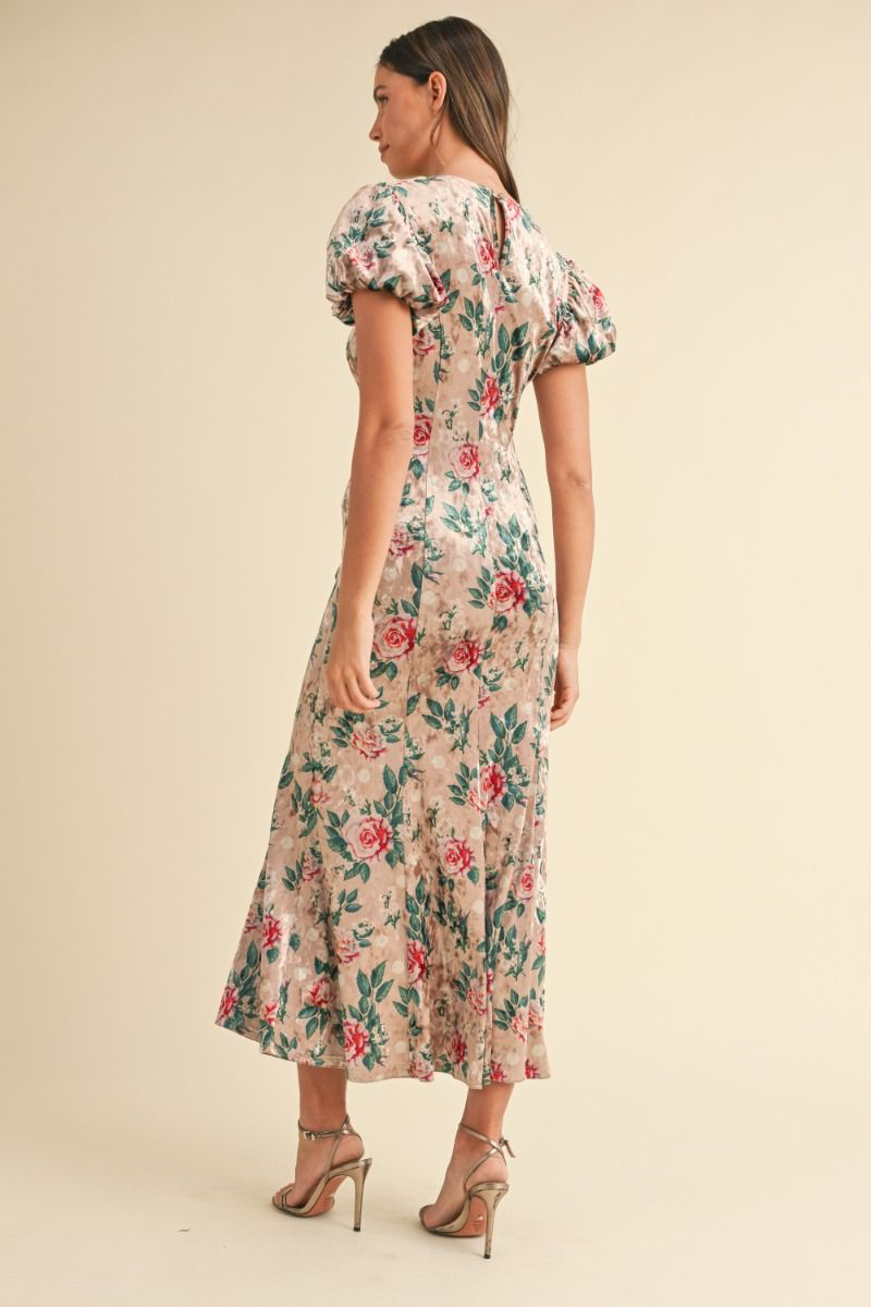 Make It Count Floral-Dress