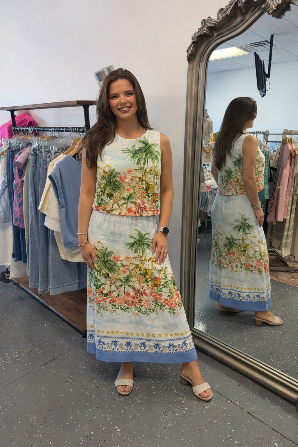 Tropical State of Mind Skirt Set