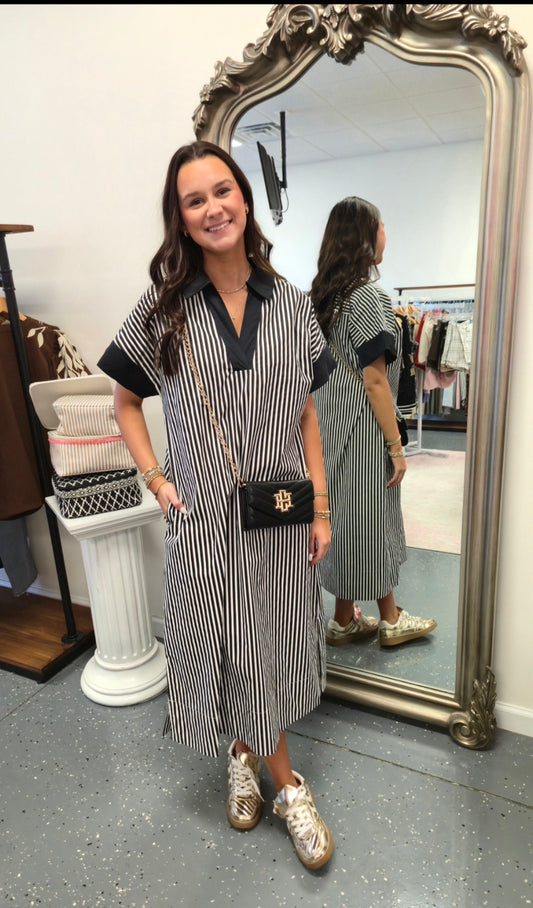 Stella Striped Midi