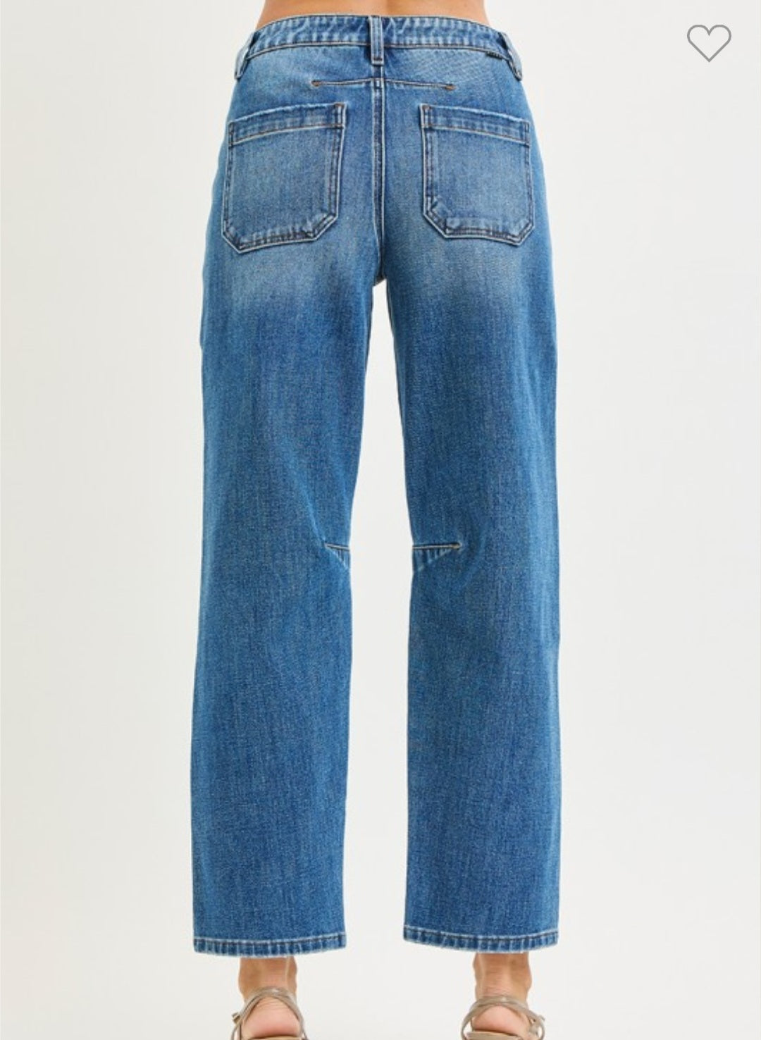 Stretch Mid Barrel Jeans