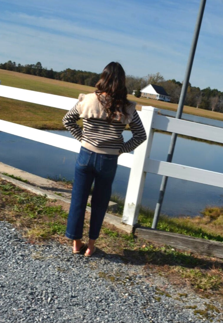 The Macie Striped Cardigan