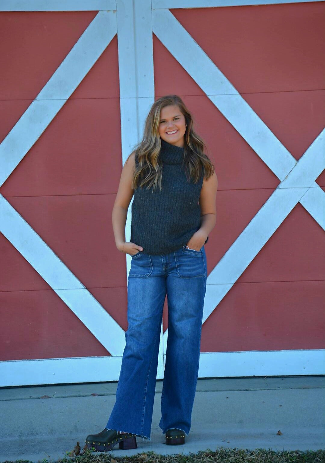 Turtleneck Sleeveless Sweater