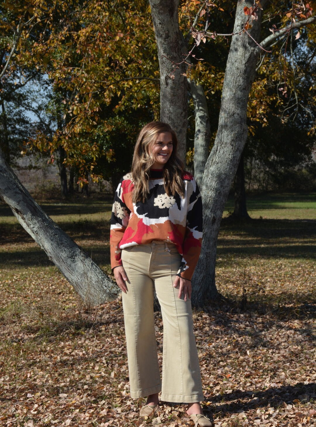 France Floral-Sweater