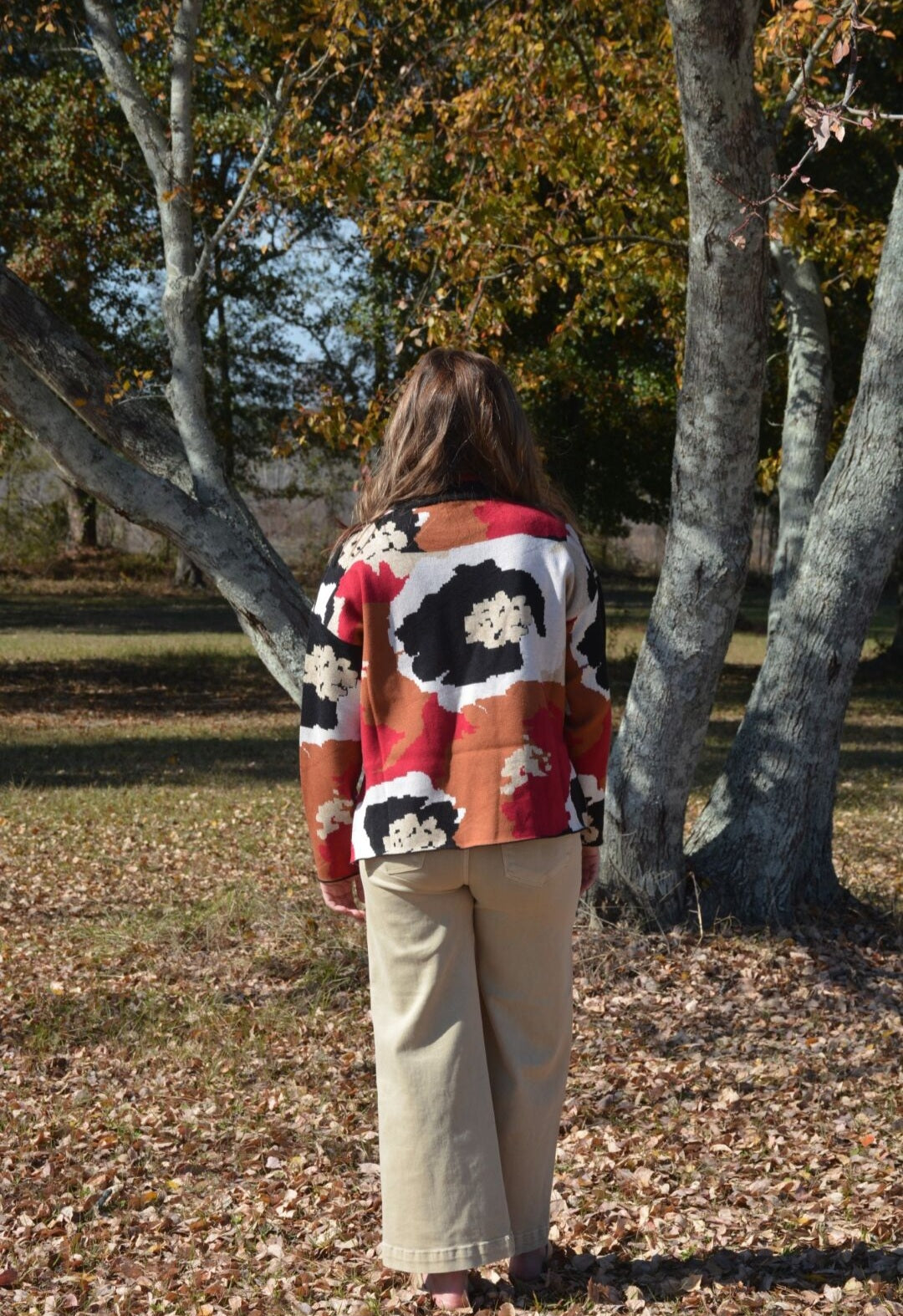 France Floral-Sweater