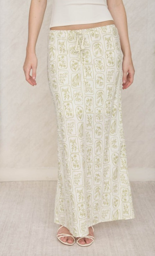 Skirt Olive Grove Maxi