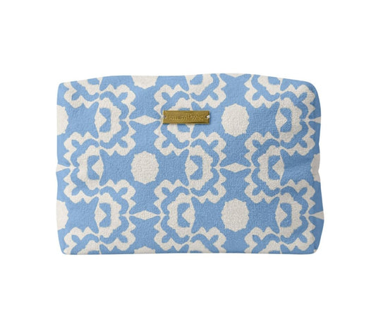 Aspen Chambray Terry Beach Pouch