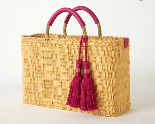 Berry Blossom Tassel Tote