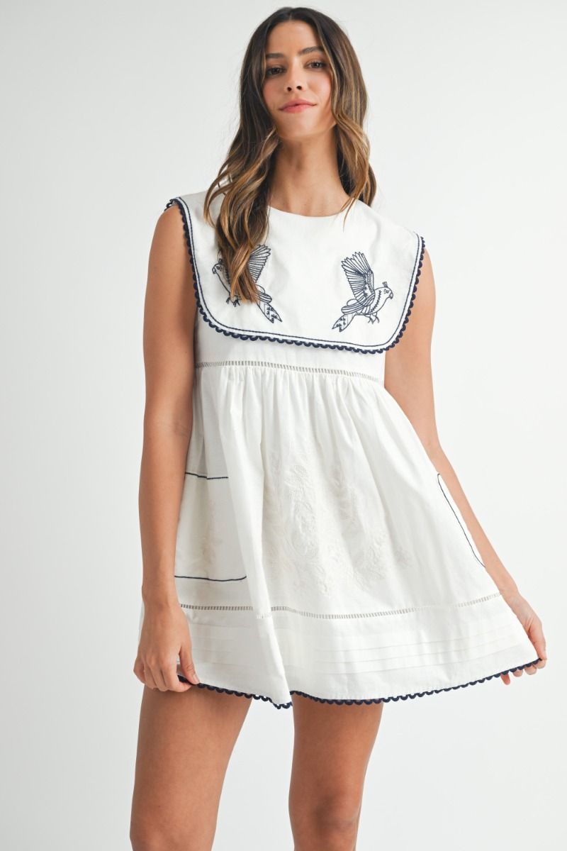 Soul Searching- Embroidered Dress