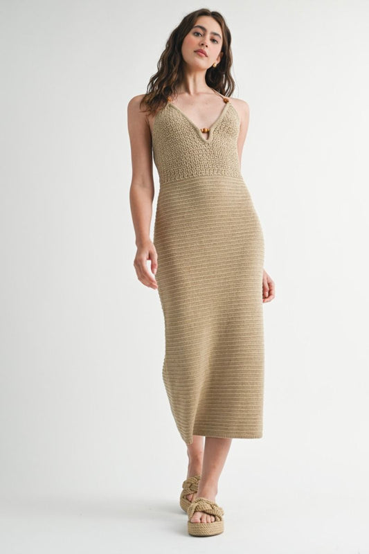 The Krysten Crochet Midi Dress