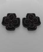 Beaded Flower Earrings