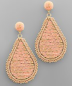 Beaded Teardrop Earrings