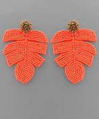 Tropical Leaf Earrings